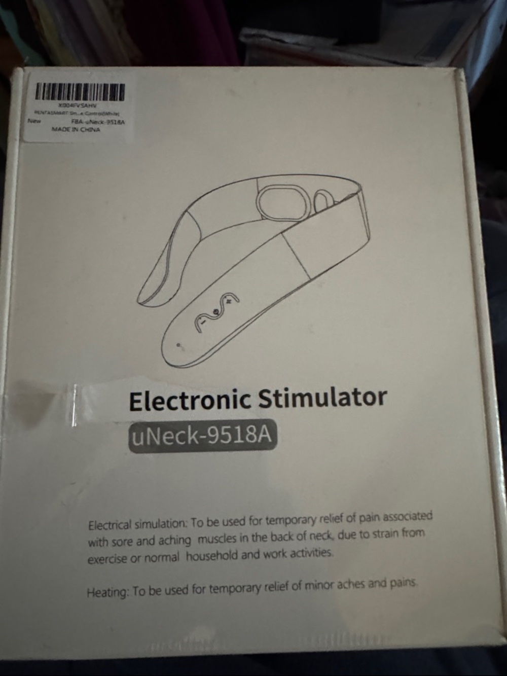 Electronic Neck Stimulator - White